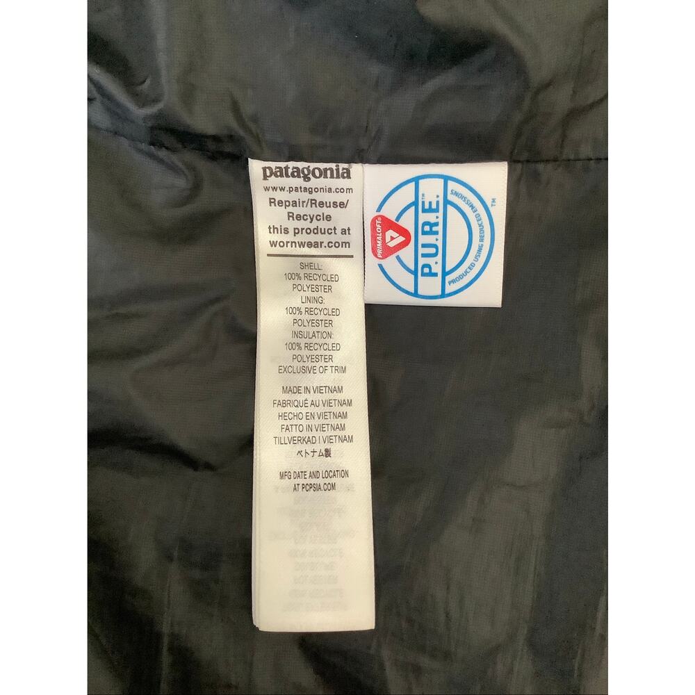 Patagonia SHEILD AI Mens XXL Black Nano Puff Quilted Zip Up Jacket HR11-2 - Picture 10 of 10